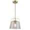 Westinghouse Pendant 60W Hallein Champagne Brass Smoke Grey Glass 6125100 - alternate 3